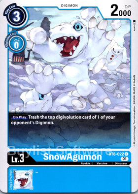 SnowAgumon [BT8-022] [New Awakening]