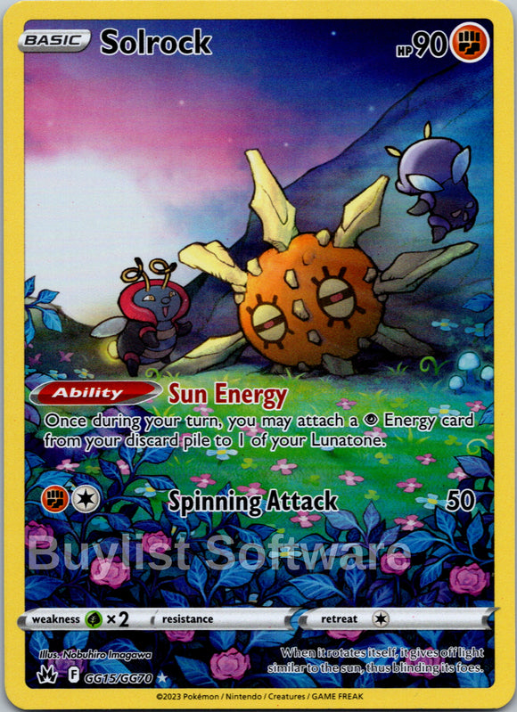 Solrock [GG15/GG70] [Crown Zenith: Galarian Gallery] Holofoil