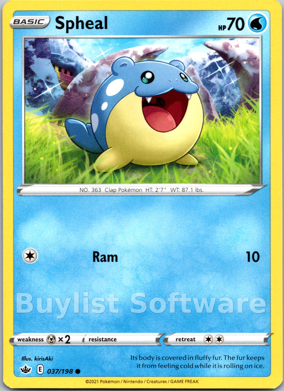 Spheal [037/198] [Chilling Reign]