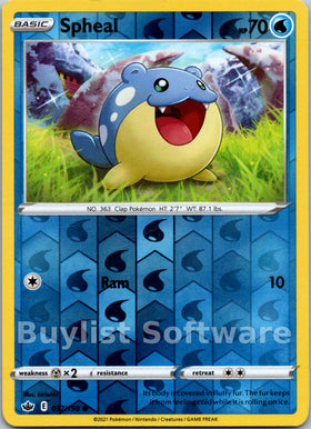 Spheal [037/198] [Chilling Reign] Reverse Holofoil