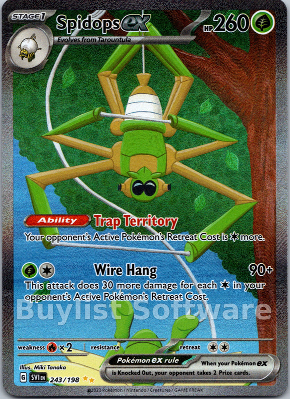 Spidops ex [243/198] [Scarlet & Violet Base Set] Holofoil
