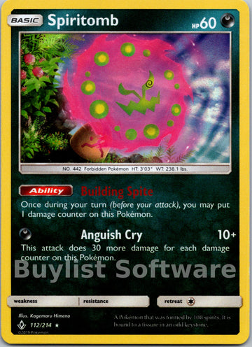 Spiritomb [112/214] [Unbroken Bonds] Holofoil