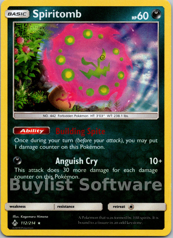 Spiritomb [112/214] [Unbroken Bonds] Holofoil
