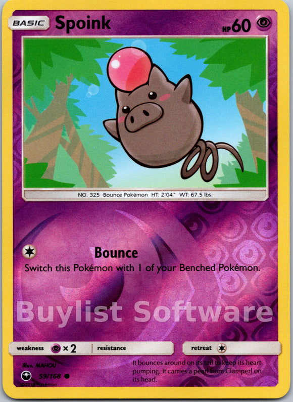 Spoink [59/168] [Celestial Storm] Reverse Holofoil