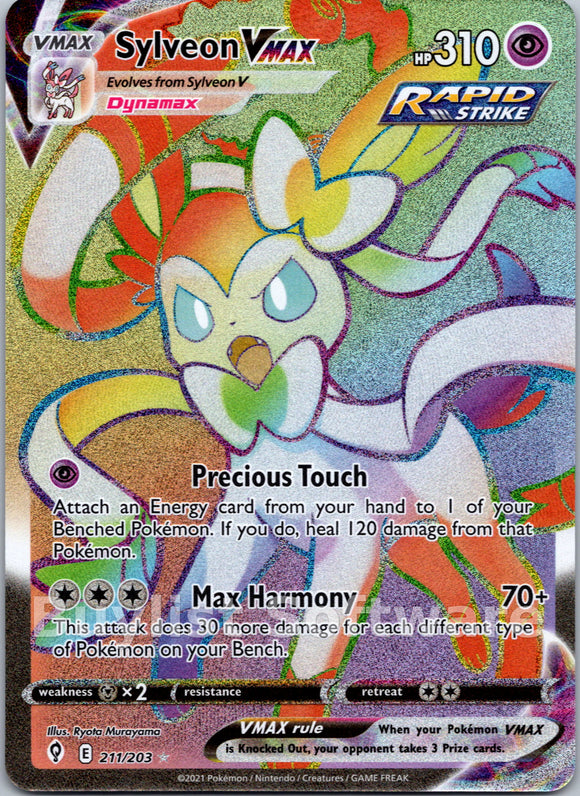 Sylveon VMAX [211/203] [Evolving Skies] Holofoil