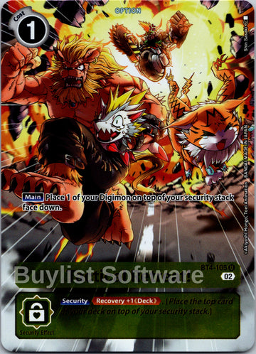 Tactical Retreat! (Alternate Art) [BT4-105] [Starter Deck 14: Beelzemon Advanced Deck Set] Foil