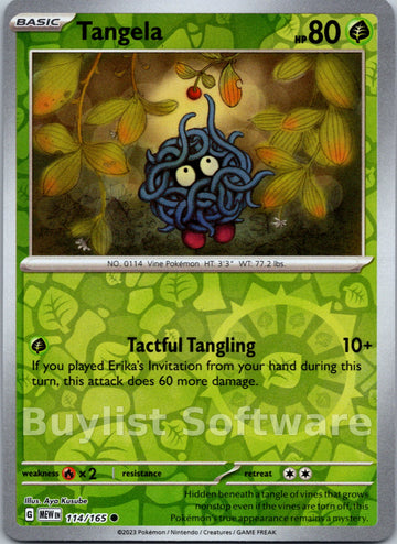 Tangela [114/165] [Scarlet & Violet 151] Reverse Holofoil