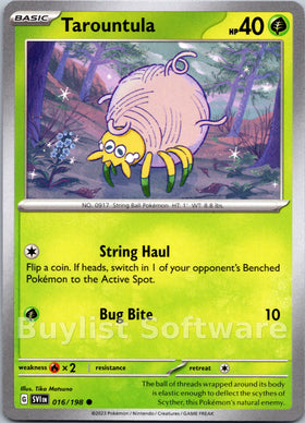Tarountula [016/198] [Scarlet & Violet Base Set]