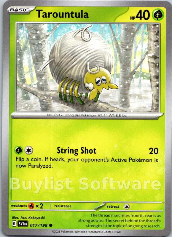 Tarountula [017/198] [Scarlet & Violet Base Set]