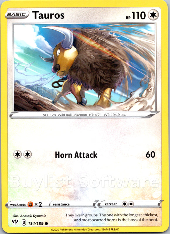 Tauros [134/189] [Darkness Ablaze]