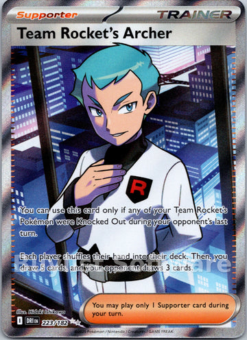 Team Rocket's Archer [223/182] [Destined Rivals] Holofoil
