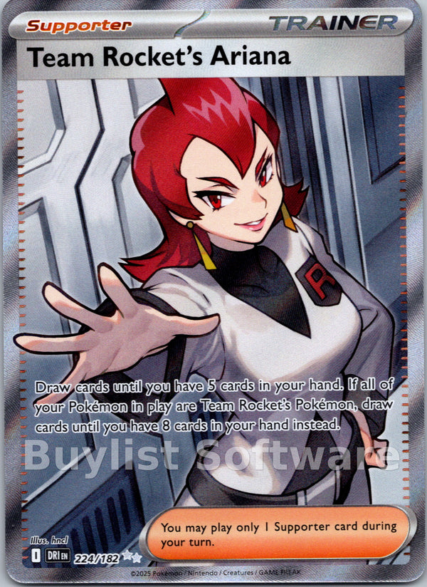 Team Rocket's Ariana [224/182] [Destined Rivals] Holofoil