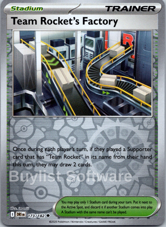 Team Rocket's Factory [173/182] [Destined Rivals] Reverse Holofoil