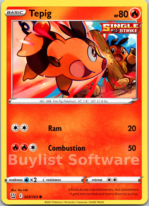 Tepig [023/163] [Battle Styles]