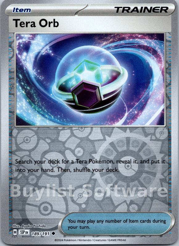 Tera Orb [189/191] [Surging Sparks] Reverse Holofoil