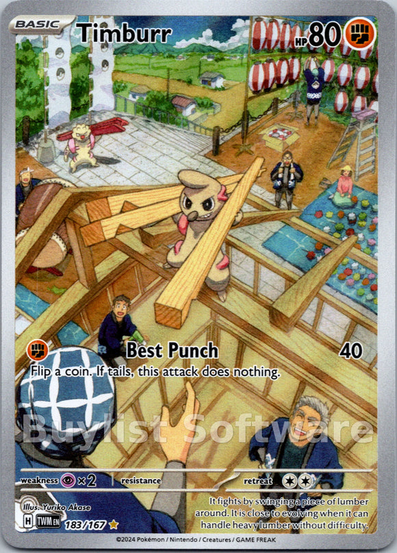 Timburr [183/167] [Twilight Masquerade] Holofoil