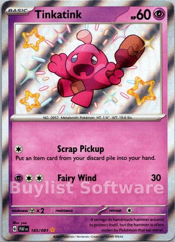 Tinkatink [165/091] [Paldean Fates] Holofoil