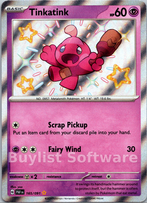 Tinkatink [165/091] [Paldean Fates] Holofoil