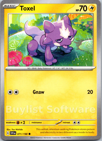 Toxel [071/198] [Scarlet & Violet Base Set]