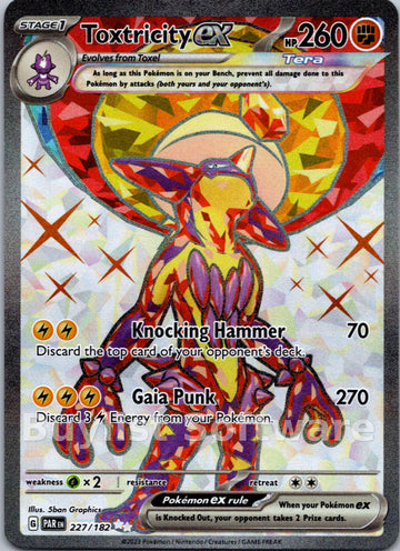 Toxtricity ex [227/182] [Paradox Rift] Holofoil