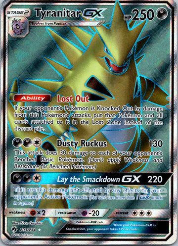 Tyranitar GX [203/214] [Lost Thunder] Holofoil