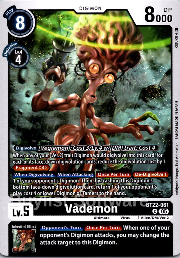 Vademon [BT22-061] [Cyber Eden]