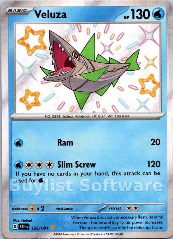 Veluza [125/091] [Paldean Fates] Holofoil