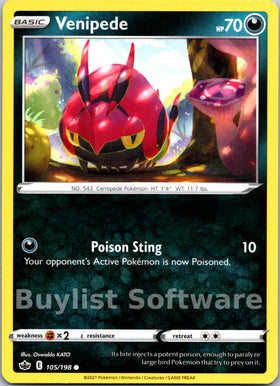 Venipede [105/198] [Chilling Reign]