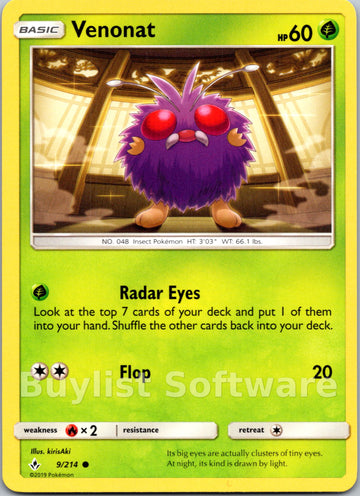 Venonat [9/214] [Unbroken Bonds]