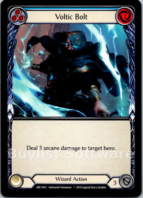 Voltic Bolt (Blue) [ARC149] [Arcane Rising] 1st Edition Normal