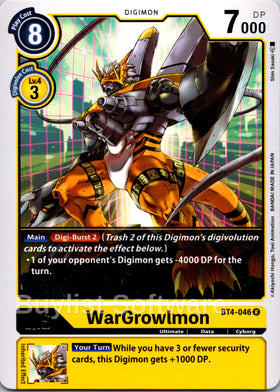 WarGrowlmon [BT4-046] [Great Legend]
