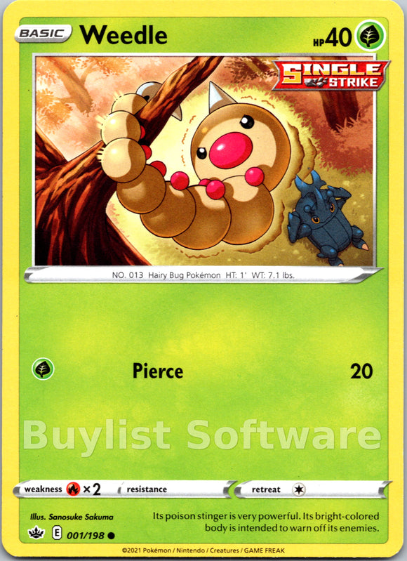 Weedle [001/198] [Chilling Reign]