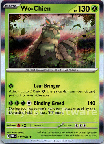 Wo-Chien [018/182] [Paradox Rift] Holofoil