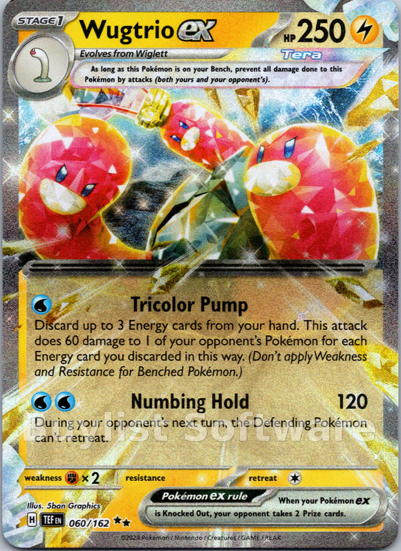 Wugtrio ex [060/162] [Temporal Forces] Holofoil