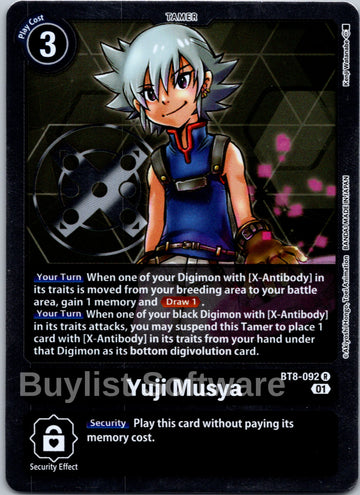 Yuji Musya [BT8-092 R] [New Awakening] Foil