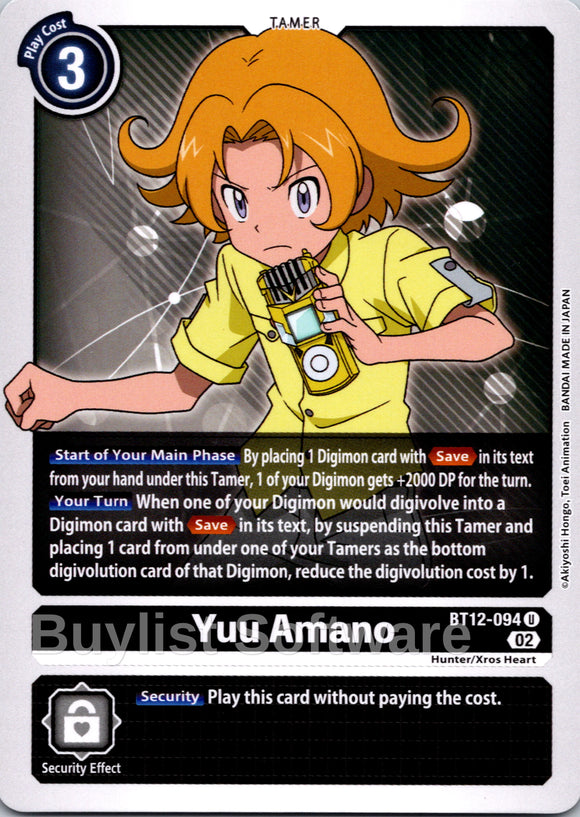 Yuu Amano [BT12-094] [Across Time]