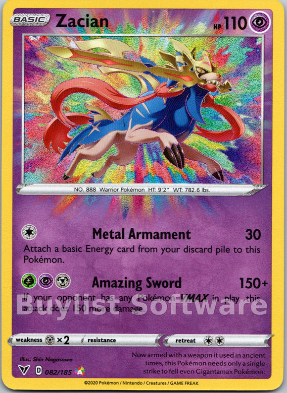 Zacian [082/185] [Vivid Voltage] Holofoil