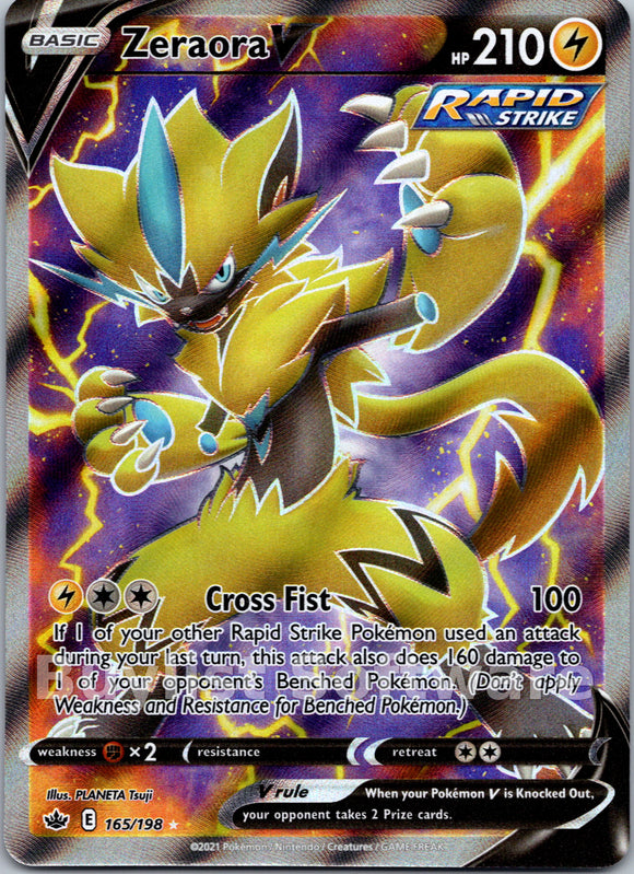 Zeraora V [165/198] [Chilling Reign] Holofoil