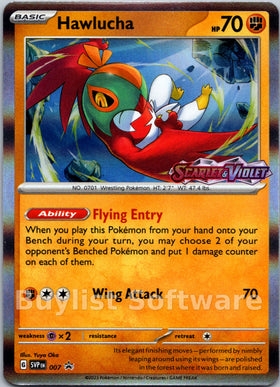 Hawlucha (Scarlet & Violet Promo Cards Stamped)