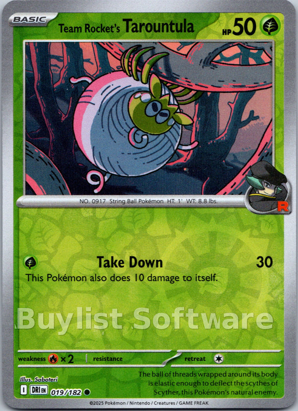 Team Rocket's Tarountula