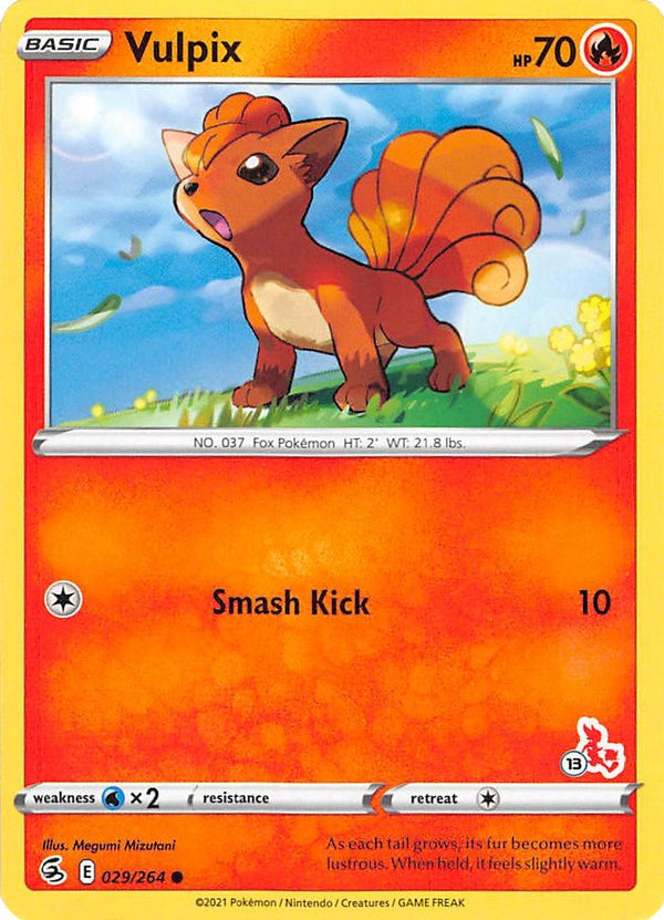 Vulpix (#13 Cinderace Stamped)