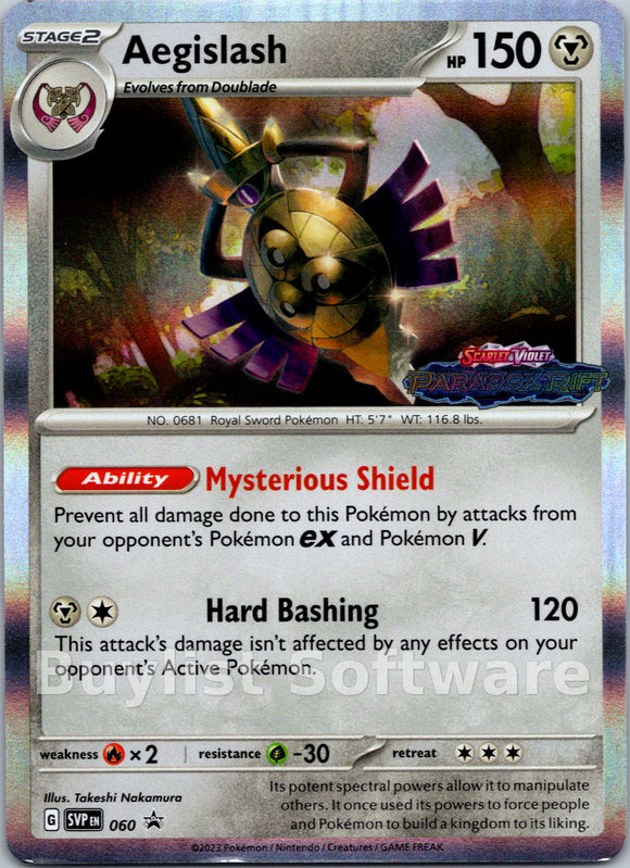 Aegislash (Scarlet & Violet Promo Cards Stamped)