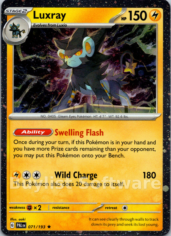 Luxray (Cosmos Holo)