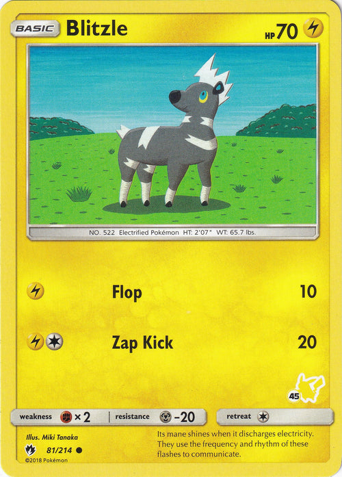 Blitzle (#45 Pikachu Stamped)