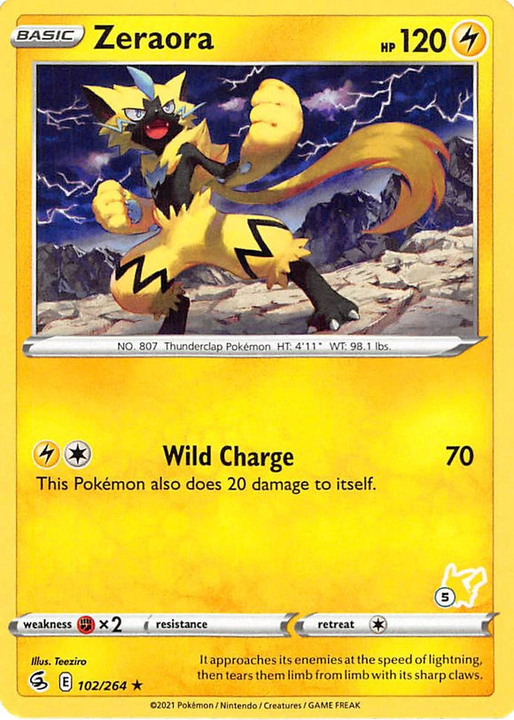 Zeraora (#5 Pikachu Stamped)