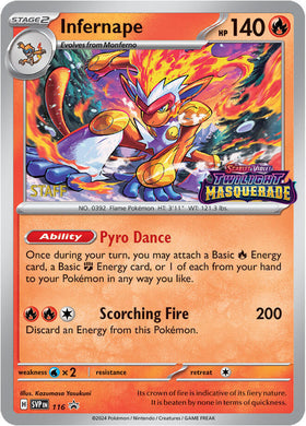 Infernape (Staff Stamped)