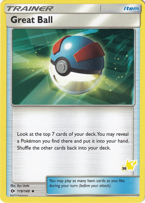Great Ball (#38 Pikachu Stamped)