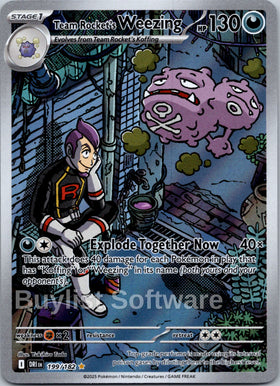 Team Rocket's Weezing