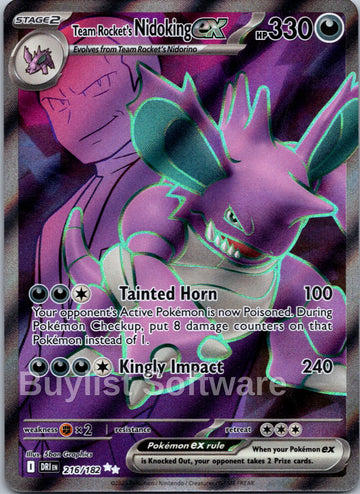 Team Rocket's Nidoking ex