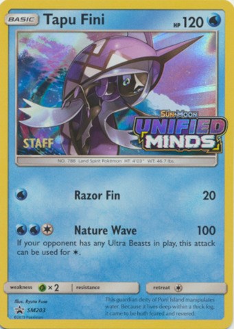 Tapu Fini (Staff Stamped)